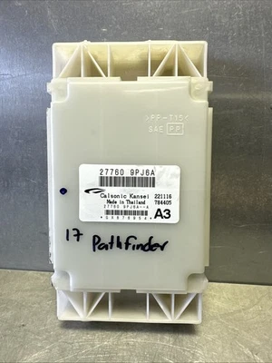 Nissan Pathfinder 2017 módulo de control de temperatura 27760 9PJ6A probado por equipos originales Foto 1 de 4