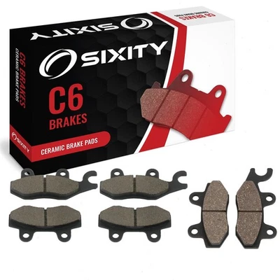 Juego de pastillas de freno delanteras + traseras de cerámica 2008 UM United Motors X-Peed 250 I completo ju Foto 1 de 4