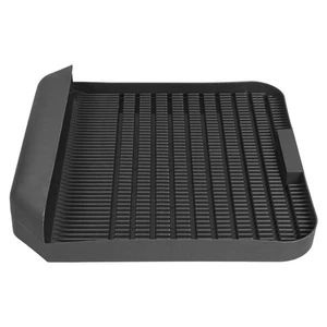  Alfombra de caja de arena para gatos: alfombra de recolección de arena lavable con bordes elevados para - Imagen 1 de 17
