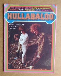 Hullabaloo Magazine. October 1968. Cream, The Who, Doors, Jimi Hendrix etc - Picture 1 of 10