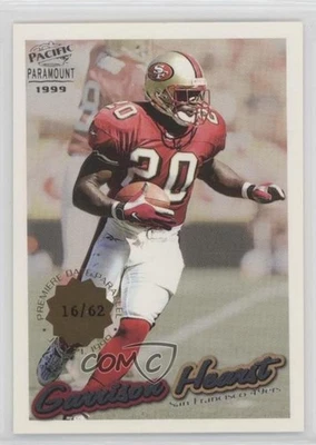 1999 Pacific Paramount Premiere Date 16/62 Garrison Hearst #208 - Image 1 of 3