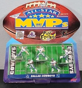 Vintage 1997 Dallas Cowboys ALL Star MVP Action Figures Aikman Smith Irvin ๐ - Picture 1 of 14