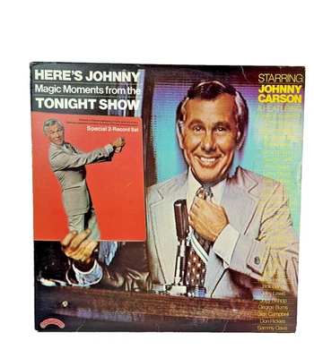 Here’s Johnny Magic Moments Tonight Show 2 LP Casablanca Johnny Carson VG - Image 1 of 4