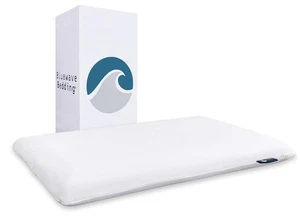 Bluewave Bedding Ultra Slim Standard Full Pillow, CarbonBlue Max Cooling - Picture 1 of 4