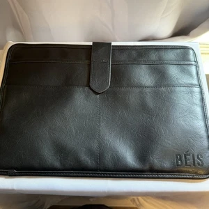 BEIS schwarz gepolsterte Laptophülle Limited Edition Arbeit Reise Elektronik - Bild 1 von 8