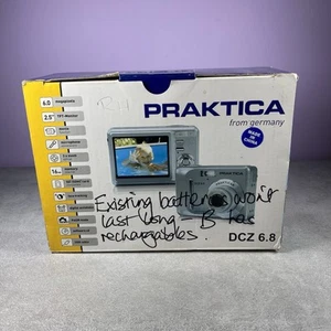 Praktica Digital Camera DCZ 6.8 6.0MP Silver - TESTED & BOXED - Picture 1 of 9