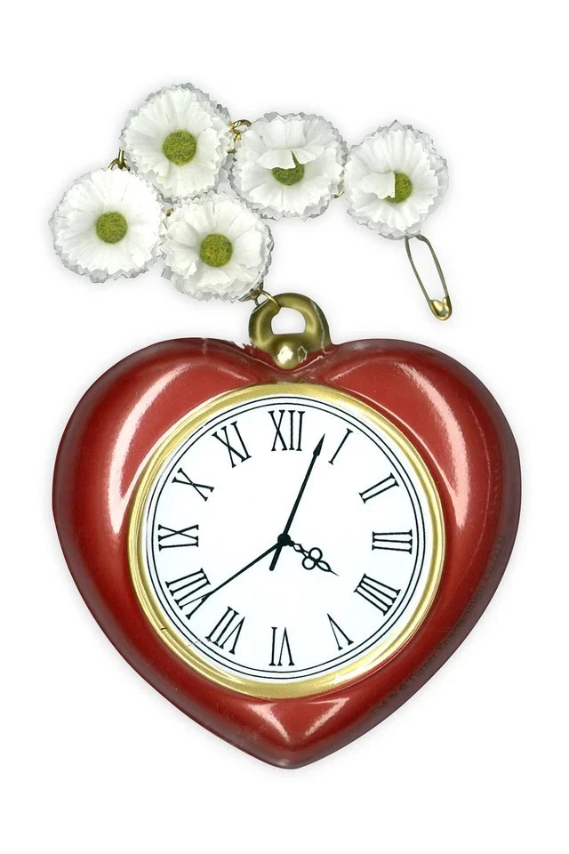 Wizard of Oz Tin Man Heart Clock Costume Prop Accessory Va522