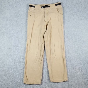 Vintage PrAna khaki beige Outdoor Wanderhose Herren Größe Small Gürtel Gorpcore - Bild 1 von 13