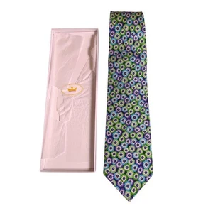 VERA BRADLEY Vintage Blue Rhapsody Floral 100% Silk Tie New in Box Necktie - Picture 1 of 6