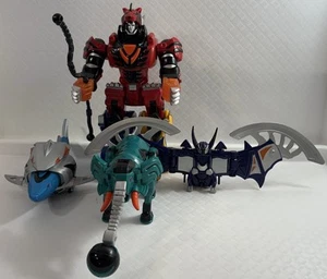 Complete Bandai Power Rangers Jungle Fury Megazord Gekiranger DX Geki Touja Set - Picture 1 of 23