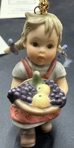 Sharing Holiday Bounty Ashton Drake Studio Hummel Goebel Ornament - Berta Hummel - Picture 1 of 4