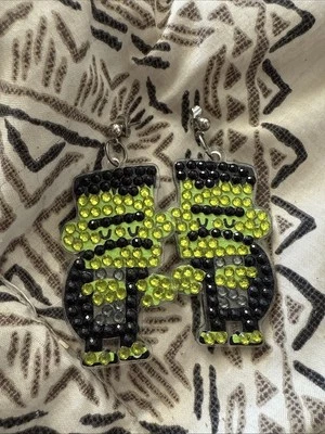 Pendientes de terror arte diamante  Foto 1 de 2