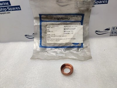 Miller Electric 212736 Plasma Deflector 4PCs In Lot - Image 1 of 4