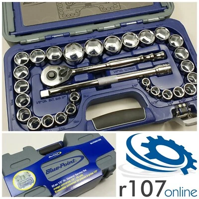 Blue Point 33pc 1/2" Socket Set BLPGSS1233 - As sold by Snap On. - Image 1 of 4