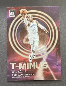 2022 Panini Donruss Optic Russell Westbrook T-Minus #3 Los Angeles Clippers - Picture 1 of 2