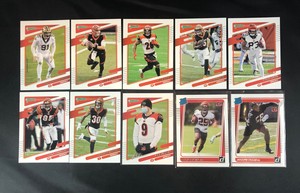 2021 Donruss Cincinnati Bengals 10 Card TEAM SET Rated Rookie Variation No Chase
