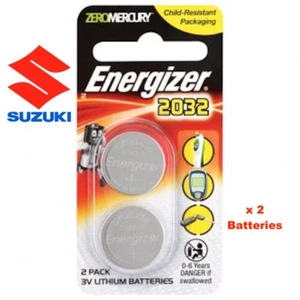 Suzuki Car Key Remote Control Batteries-Suits Many Models-CR2032 Battery - Picture 1 of 4