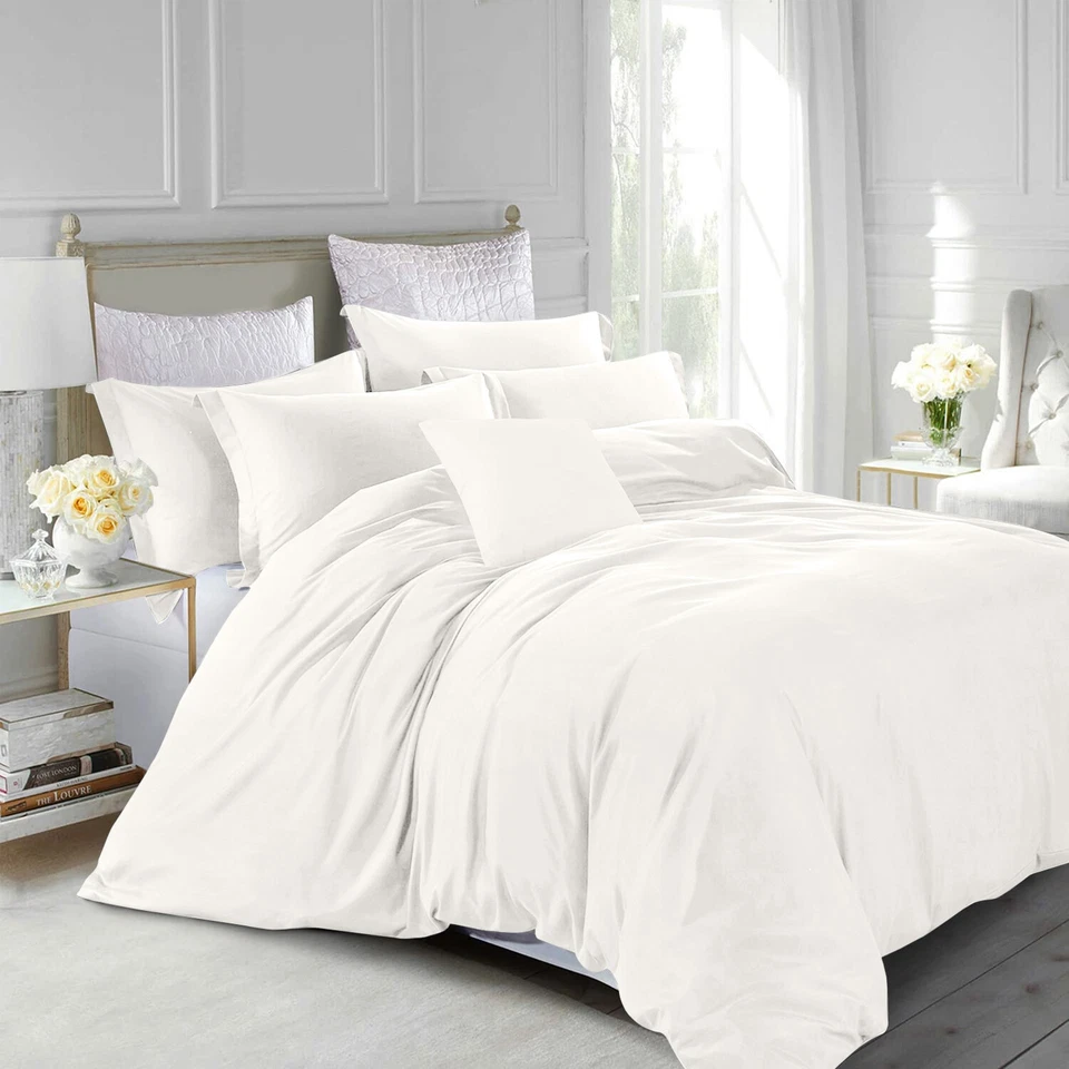 3 Piece Duvet Cover Set with Pillow Shams Twin Full Queen King Size Bedding Set - Image 1 of 4