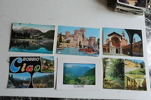 6 CARTOLINE - ABBIATEGRASSO, SIRMIONE, BORNO, LANZO, BOBBIO, COLERE - Picture 1 of 1