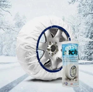 Set 2 Catene da Neve in Tessuto KIT CALZE OMOLOGATE UNI EN 1662-1:2020 SMLXLXXL - Foto 1 di 16