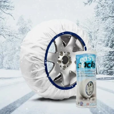 Set 2 Catene da Neve in Tessuto KIT CALZE OMOLOGATE UNI EN 1662-1:2020 SMLXLXXL - Imagen 1 de 4
