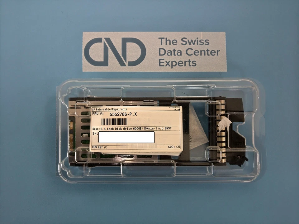 Hitachi HDS 5552786-P 600GB 10K SAS HDD new Bulk Part - Bild 1 von 1