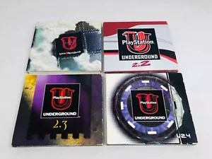 PlayStation Underground CD Magazin alle Vol 2 Demo Discs CIB 2.1 2.2 2.3 2.4 - Bild 1 von 17