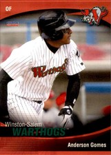 2008 Winston-Salem Warthogs Choice #9 Anderson Gomes Assai Parana Brazil Card