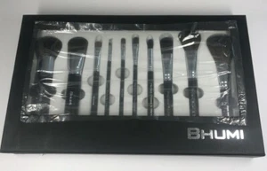 BHUMI CORE MAKEUP BRUSHES 10 piece BLACK - Picture 1 of 3