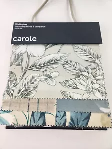 Carole Stoff traditionelle Drucke & Jacquards Stoffe strukturierte Muster Buch - Bild 1 von 15