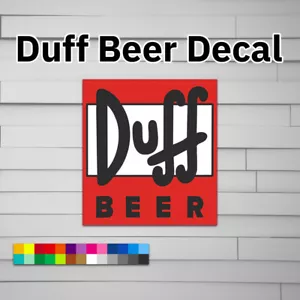 Duff Beer Decal (vinyl for Car laptop window tumbler water bottle) sticker sym - Picture 1 of 5