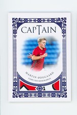 2022 Martin Odegaard Futera Captain Norway Match-Worn Jersey Patch Card 1/10
