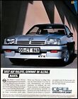 Opel  Manta B GT/E  originale Werbung aus 1984........Manta in silber