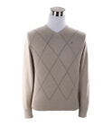 Tommy Hilfiger Men's Classic Fit V-Neck Argyle Long Sleeve Sweater -$0 Free Ship