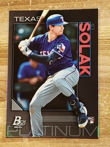 2020 Bowman Platinum Nick Solak Texas Rangers Rookie Card #8 RC 🔥🔥