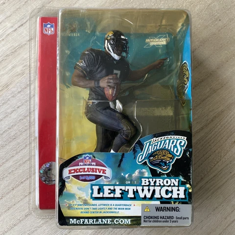 McFarlane NFL Super Bowl Exclusive Byron Leftwich Jacksonville Jaguars Figure Cover