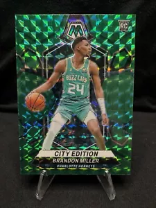 Brandon Miller 23-24 Panini Mosaic RC City Edition Mosaico Verde #277 - Foto 1 di 2