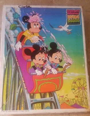 Whitman 1981 Walt Disney's Mickey Mouse Jigsaw Puzzle COMPLETE - Image 1 of 4