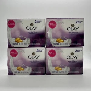 (4) Olay Age Defying Vitamin E Seife Beauty Bars 3,75 Unzen 2er-Pack ORIGINAL FORMEL - Bild 1 von 2