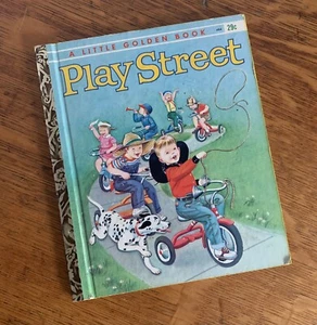 Play Street Golden Book Joan Esley Signed 1962 29 Cents - Picture 1 of 10