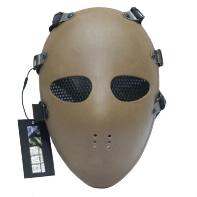 Máscara de ciclismo táctica al aire libre CS juego de caza cosplay protección malla máscara completa  Foto 1 de 4