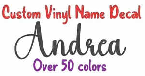 Custom Name Vinyl Decal Sticker Tumbler Water Bottle Car Hydro Yeti Gift - Picture 1 of 6