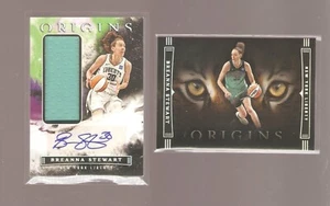 Breanna Stewart 2023 Origins Tiger Eye + Jersey Autógrafo,Ny Liberty WNBA Champs - Imagen 1 de 2