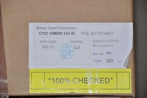 20 PIEZAS TARJETA INTELIGENTE PUSH-PULL ÁNGULO RECTO C702 10M008 234 40 702 10M008 234 40 - Imagen 1 de 3