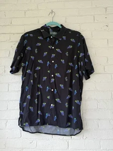 Gitman Bros Vintage Grape Patterned Camp Shirt - Picture 1 of 4