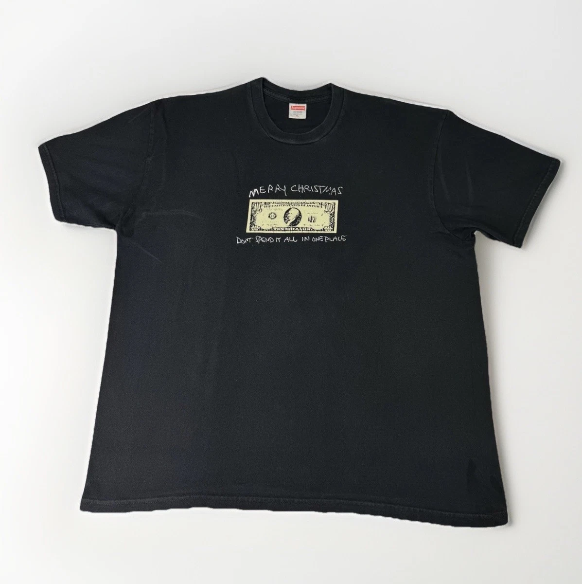 Supreme Regular Size XL Short Sleeve Cotton T-Shirts for Men for