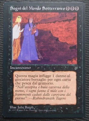 Mtg Rare Old Frame First Edition Underworld Dreams Italian Version Leg Edh - Image 1 of 4