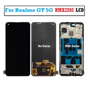 Pour OPPO Realme GT 5G RMX2202 OLED écran LCD écran tactile numériseur assemblage - Photo 1 sur 7