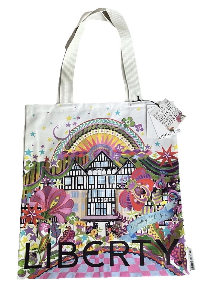 Liberty London 150th Anniversary Tote Bag limited Edition Made in GB 42x38cm NWT - Image 1 of 4