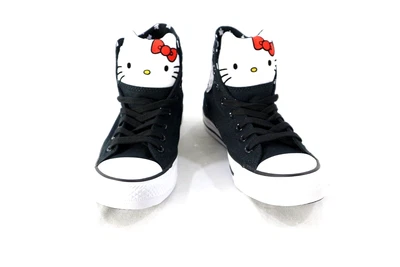 Zapatillas Converse Hello Kitty All Star talla 1,5 negras (363911F) juveniles Foto 1 de 4